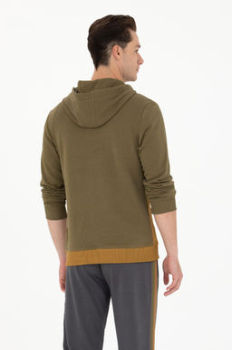 U. S. Polo Assn Мужская толстовка цвета хаки с капюшоном - U.s. polo assn фото 19