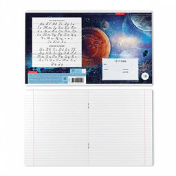 Цена за 200 шт. Тетрадь школьная ученическая ErichKrause Космос, 18 листов, линейка (в плёнке по 10 шт.)  фото 19