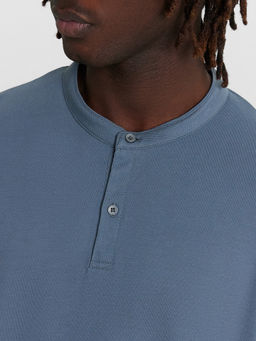 Поло мужское синее серый деним 111764/1