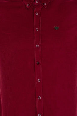 U. S. Polo Assn Мужская рубашка с длинным рукавом вишневого цвета - U.s. polo assn фото 18
