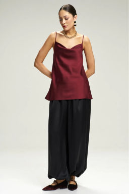 Топ на тонких бретелях Wine