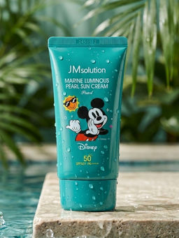 Jmsolution Увлажняющий солнцезащитный крем с жемчугом / Marine Luminous Pearl Sun Cream Pearl SPF50+/PA++++ Disney Mickey, 50 мл