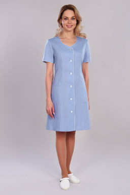 Халат женский 32 TC. Цвет: холодный голубой