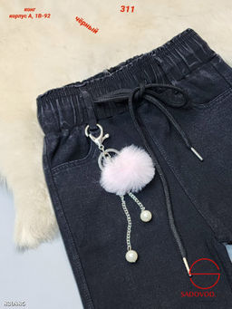 Детские брюки джинсы для девочки