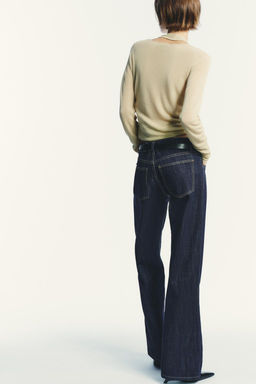 TRF WIDE-LEG LOW-RISE JEANS - Zara фото 22