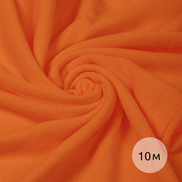 Ткань флис 2-х ст. TBY-0059-F157 190 г/м? 100% ПЭ шир.150см цв.F157 оранжевый уп.10м