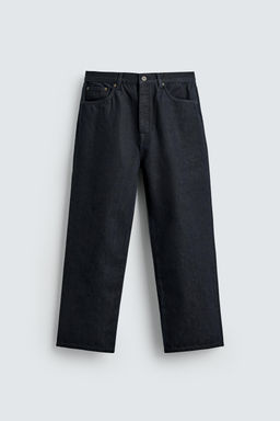 COTTON - WOOL STRAIGHT-LEG JEANS - Zara фото 6