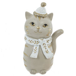 Фигурка декоративная "Кот", L9 W9 H18 см, 2в.