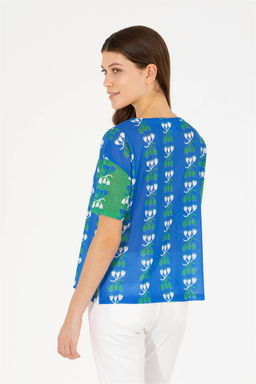 Женская футболка Saks с круглым вырезом Неожиданная скидка в корзине - U.s. polo assn фото 5