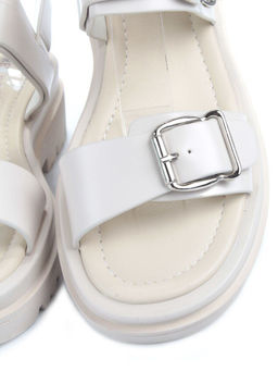 08-PEAG64-1 BEIGE Босоножки женские (натуральная кожа)