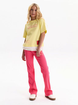 PELICAN, брюки для девочек, Розовый