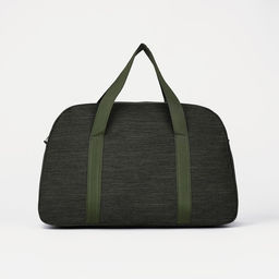 Сумка дорожная на молнии, наружный карман, длинный ремень, цвет зелёный - Simaland фото 3