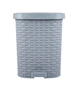 Контейнер для мусора с педалью 12л Артлайн серый