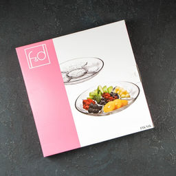 Менажница Paşabahçe, d=31 см, стекло, прозрачная