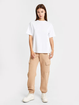 Брюки женские Mark Formelle карго св.тауп хлопок с полиэстером  фото 2