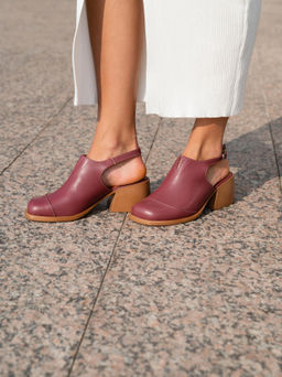 Босоножки 5133.23663be.Гнилая вишня+коричневый