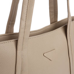 Сумка жен 30*10*26, отд на молнии, бежевый - Simaland фото 4