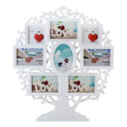 Фоторамка коллаж Дерево 50х59 см / 8805 /уп 12/ 8 фото белая - Галеонтрейд фото 3