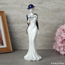 Статуэтка Дама с цветком 20 см / XH-068F /уп 50/ - Галеонтрейд фото 7