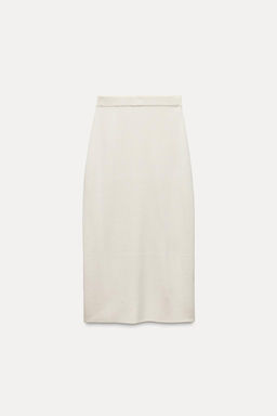 PLAIN KNIT MIDI SKIRT - Zara фото 5