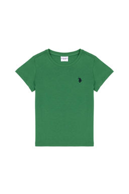 U. S. Polo Assn / Зеленая базовая футболка для мальчика