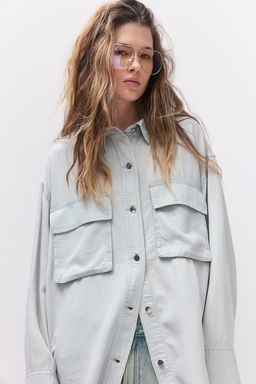 Camisa denim oversize