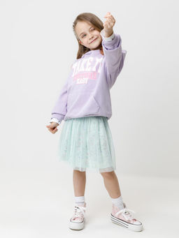 КР 302676/пастельно-лиловый джемпер (худи) для дев