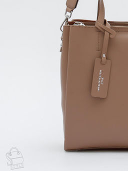 Сумка женская кожаная 6062L d.apricot Polina&Eiterou