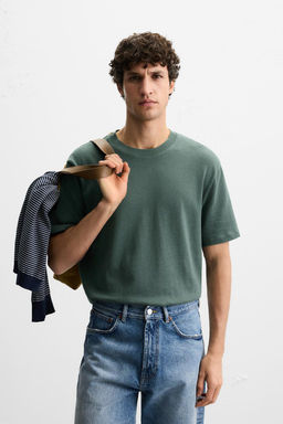 BASIC KNIT T-SHIRT - Zara фото 48