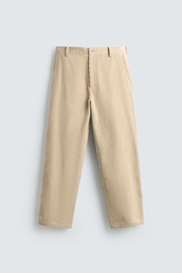 REGULAR FIT CORDUROY TROUSERS - Zara фото 6