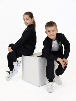 Костюм детский черный &amp;quot;не сдавайся&amp;quot; 7062п (116, 60)