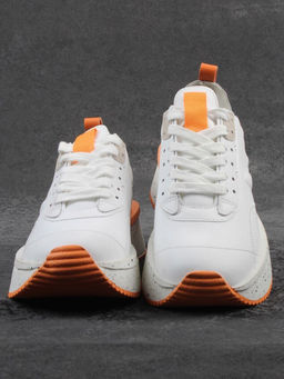 04-S77-42 WHITE Кроссовки женские (натуральная кожа)