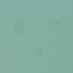 Поднос пластиковый IDEA, 25×29×3.2 см, пластик, бирюзовый