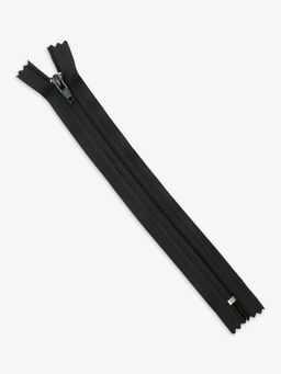 Цена за 10 шт. Молния «Спираль», №4, неразъёмная, брючная, замок автомат, 20 см, чёрная