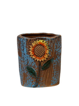 Кашпо "Подсолнух" 9 х 9 х 10 см