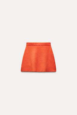 PLAIN KNIT MINI SKIRT - Zara фото 5