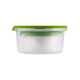 Комплект контейнеров для СВЧ "Смайл" 3шт (0,4+0,8+1,6л) круг.с клап. арт.С52203