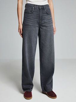 Straight Fit Kad?n Jean Pantolon