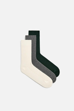 3-PACK OF RIBBED SOCKS - Zara фото 2