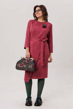 Платье ANELLI 1731 морозная вишня  фото 9