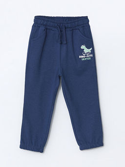 Beli Lastikli Bask?l? Erkek ?ocuk E?ofman Alt?