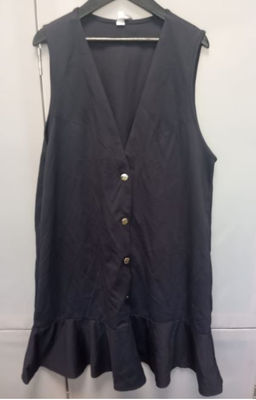 Сарафан для девочки темно-синий