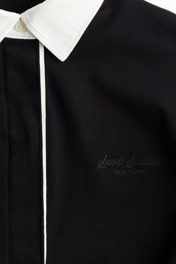Embroidery-detail polo shirt - H&m фото 6