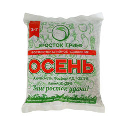 Фосфорно-калийное удобрение "Осень" 3кг "Росток Грин"