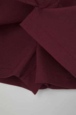 TRENDYOLMILLA Gri Fiyonk Detayl? Y?rtmacl? Mini Dokuma Sort Etek TWOAW25SR00021  фото 6