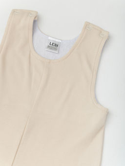 Полукомбинезон 2 шт. комплект, беж/клетка, 672