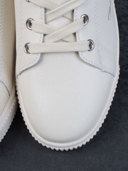 05-PDD165-2 BEIGE Кроссовки женские (натуральная кожа)