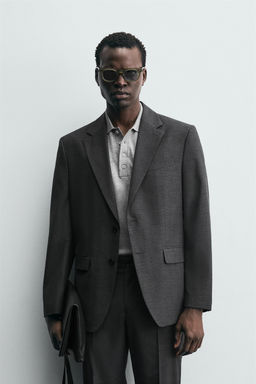 CHECK SUIT BLAZER - Zara фото 2