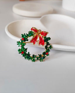 Брошь Новогодний стиль