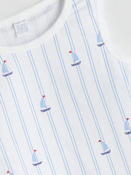 Bisiklet Yaka Erkek Bebek Atlet ve ?ort 2li